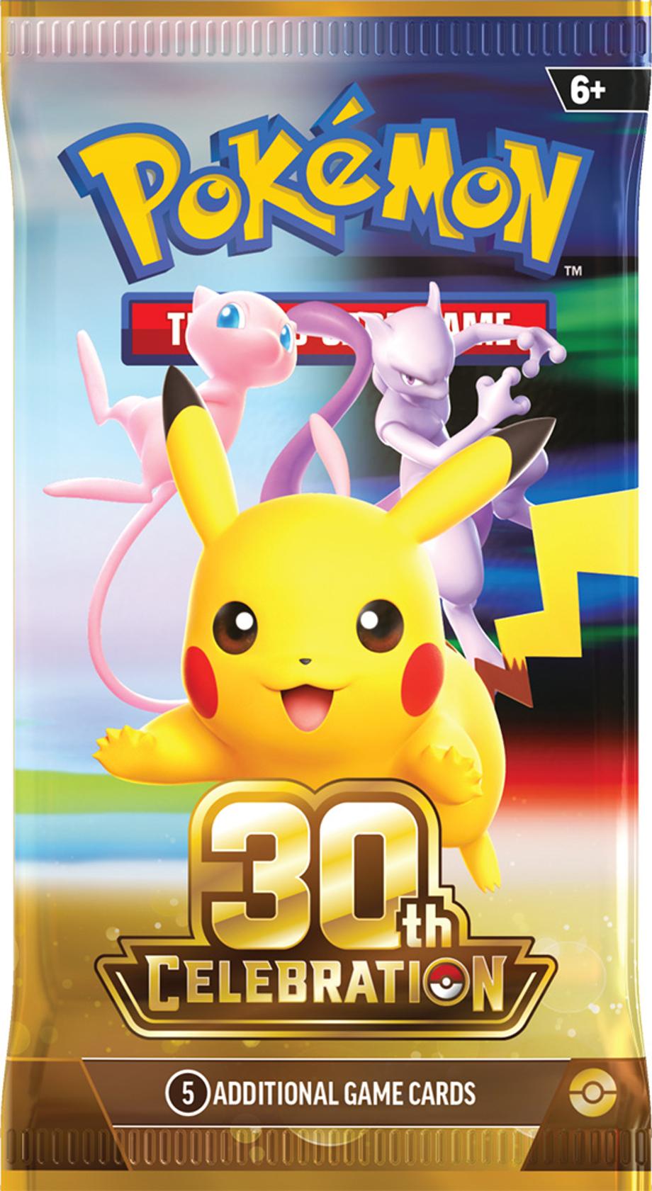 Boosterpackung zur 30. Feier des Pokémon-Sammelkartenspiels