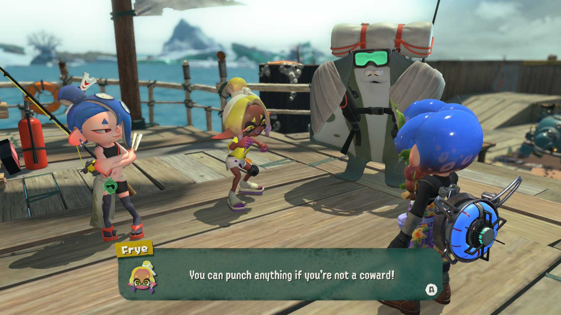 Splatoon Raiders Schlag